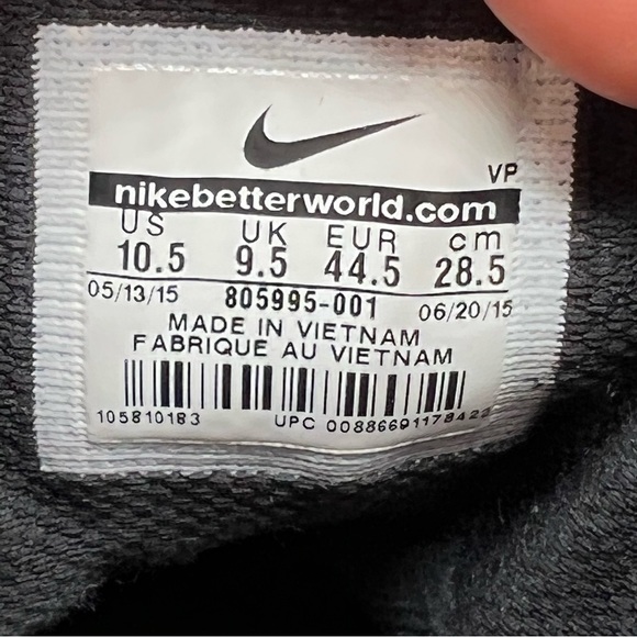 Nike Dunk High CMFT Sz 10.5 Black 805995-001 Mens Rare  2015 - Picture 8 of 8